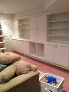 Custom wall unit