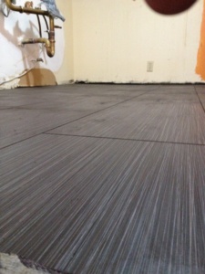 Tiling floor